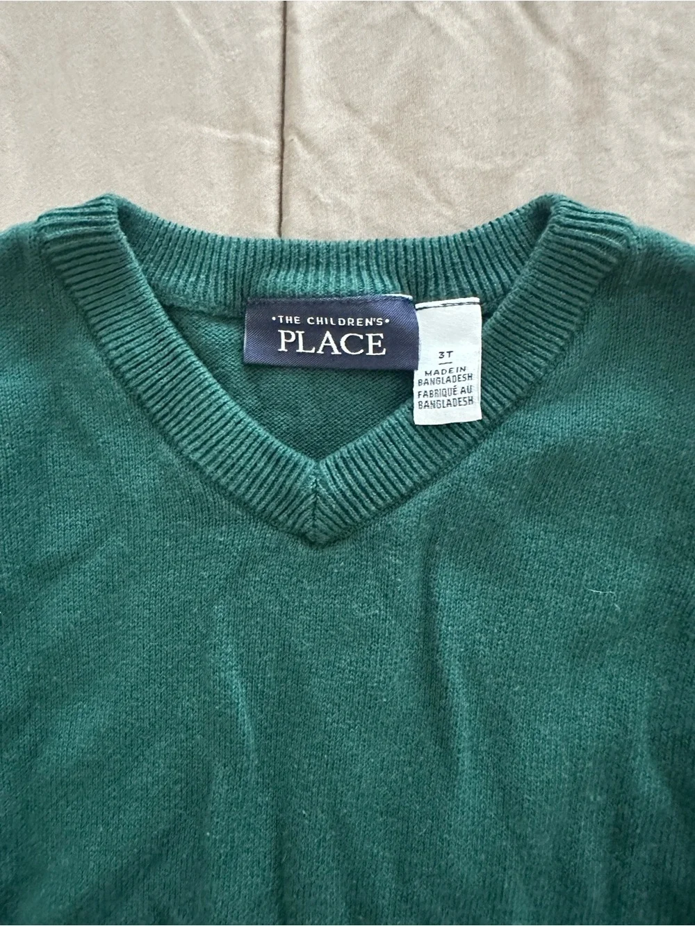 The Children's Place Dark Teal V-Neck Sweater Size 3T